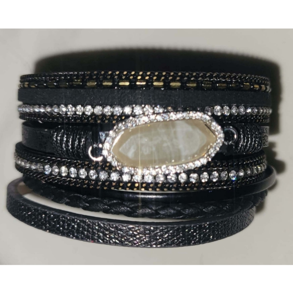Women's Leather Multilayer Bracelet